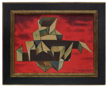 Man Ray The Tempest, 1948 Oil on canvas 18 x 24 inches (45.7 x 61 cm) 25 3/8 x 31 1/2 x 1 3/4 inches (64.5 x 80 x 4.5 cm) framed