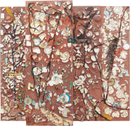 Plate painting by Julian Schnabel