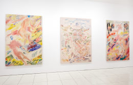 Installation view: Gus Van Sant: Recent Paintings, Hollywood Boulevard