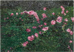 Julian Schnabel, Large Rose Painting (Near Van Gogh's Grave)
