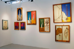 Installation view, Vahakn Arslanian,&nbsp;Outsider Art Fair, New York, 2013