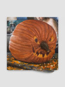 evil gutted pumpkin