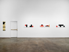 Installation of paintings by Robert Storr