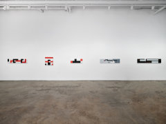 Installation of paintings by Robert Storr