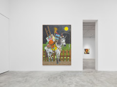 Installation view of Zachary Armstrong: Twelve Animals, Faurschou New York, 2022
