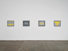 Installation of paintings by Robert Storr