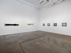 Installation of paintings by Robert Storr