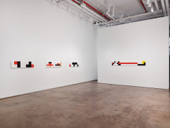 Installation of paintings by Robert Storr