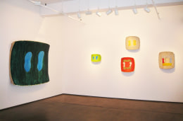 Installation view, Ron Gorchov,&nbsp;Recent Paintings,&nbsp;Nicholas Robinson Gallery, New York, 2008