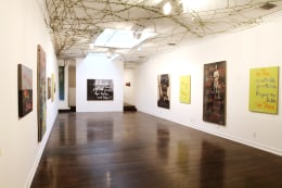 Installation view, Rene Ricard,&nbsp;Go Mae West, Young Man, Los Angeles, 2012