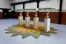 Installation view, The Bruce High Quality Foundation,&nbsp;Beyond Pastoral, The Tramshed, London, 2010