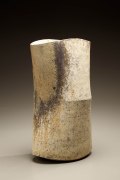 Multi-fired &#039;folded&#039; vessel with light surface colorations, 2009