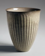 Narrow-footed vessel with flaring, open mouth and undulating linear design, 2012