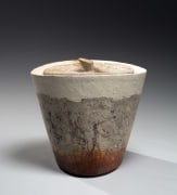 Conical Bizen water jar with a cover, 2018