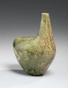 Oribe bird-shaped vase, ca. 1960