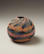 Small neriage vase, 1975, Japanese contemporary, modern, ceramics, sculpture, Living National Treasure