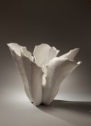 Large white flower-shaped vessel, 2008