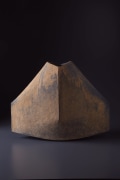Multi-fired mountain shaped vessel, 2007, Japanese contemporary ceramics, modern, sculpture