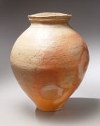 Shigaraki wide-mouth vase fired with natural ash glaze&nbsp;, 2006