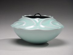 Seihakuji&nbsp;(bluish-white) celadon glazed waterjar, 2006