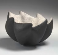 Lobed bowl composed of seven joined hollowed parts with zig-zag rim, 2016