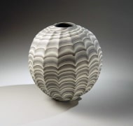 Globular vessel with fluted, swirling surface&nbsp;, 2005