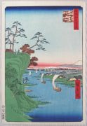 Subject: View of K&ocirc;nodai and the Tone River from the series One Hundred Famous Places in Edo