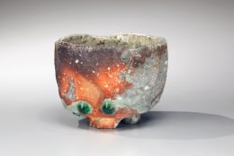 Fujioka Shuhei, Iga natural ash-glazed, teabowl, stoneware with ash glaze, 2012, Japanese teabowl, Japanese clay, Japanese ceramics, Japanese pottery, Japanese contemporary ceramics, Iga ware