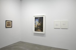 Installation view of memories of the future at Sean Kelly, New York