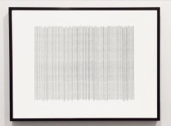 Curtain 6, 2015, graphite on paper