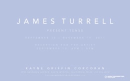 James Turrell exhibition announcement