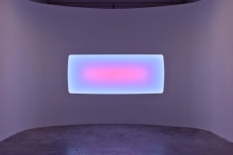 James Turrell, Yukaloo, 2011, L.E.D. light, etched glass, and shallow space