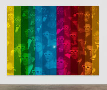 Hank Willis Thomas Society of the Spectacle (Spectrum V) (variation with flash), 2019