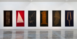 Installation view of &quot;Giulia Piscitelli: Wide Rule&quot; at Kayne Griffin Corcoran, Los Angeles