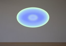 James Turrell, CAPE HOPE, (S. Africa), Elliptical Wide Glass, 2015, L.E.D. light, etched glass and shallow space
