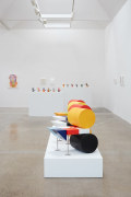 Installation view of &quot;Peter Shire: Drawings, Impossible Teapots, Furniture &amp; Sculpture&quot; at Kayne Griffin Corcoran, Los Angeles