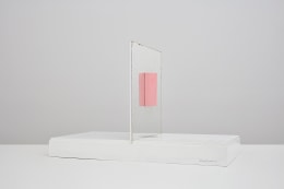Tatsuo Kawaguchi, Cone and Cylinder, 1967, plaster, mirror and plywood