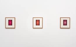 James Turrell, From the Guggenheim, Set 1, Reds, Large Vertical, 2015