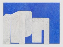 Sam Moyer Ester, 2021, Marble, acrylic on plaster-coated canvas mounted to MDF