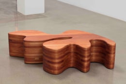 Sarah Crowner, Wooden Sculpture, 2020, Cypress wood