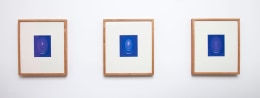 James Turrell From the Guggenheim, Set M, Blue Small Vertical, 2013