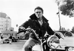 James Dean, On Motorcycle, Los Angeles, 1955