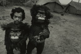 Twin&nbsp;Brothers Tulsi and Basant, Great Famous Circus, Calcutta, India, 1989, Silver Gelatin Photograph