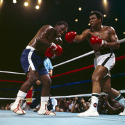 Muhammad Ali vs. Joe Frazier (Sports Illustrated Cover), Araheta Coliseum, Quezon City, Phillipines, October 1, 1975, 11 x 14 Color Photograph, Ed. 350