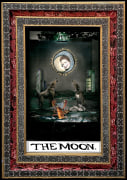The Moon, 2021, Hand Colored Photographic Scultpure