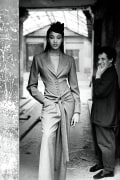 Naomi Campbell and Azzedine Alaia, Paris, 1988, Signed, titled, dated, numbered verso