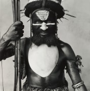 Tambul Warrior, New Guinea, 1970, Silver Gelatin Photograph, Ed. of 20