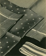 Men&#039;s Scarfs, 1924, Vintage Platinum Photograph