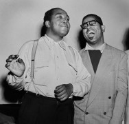 Charlie &quot;Bird&quot; Parker and Dizzy Gillespie, 1949, 11 x 14 Silver Gelatin Photograph
