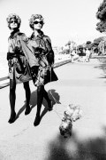 Dog Walkers, 1990, Silver Gelatin Photograph